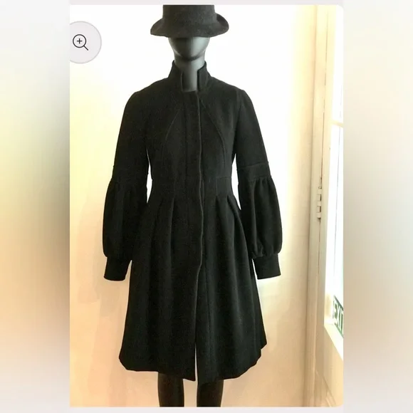 NWT Diane Von Furstenberg wool coat SZ 6 - Picture 2 of 16